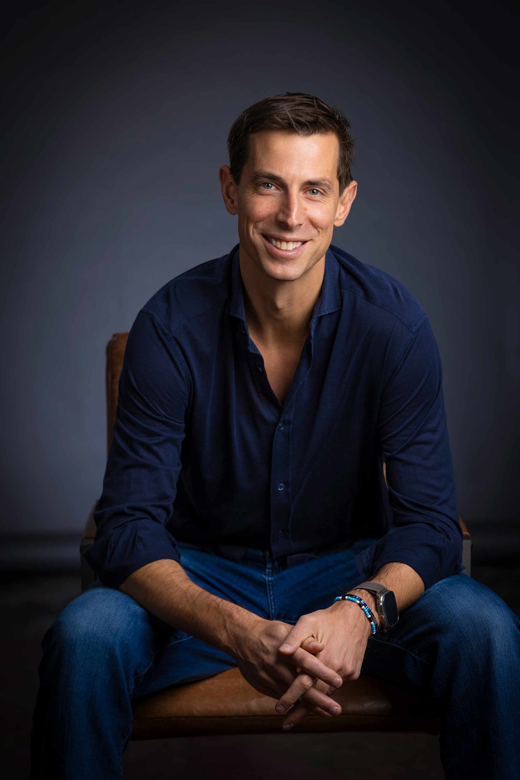 Executive portrait of Matt Spetzler for Billboard magazine, taken by commercial photographer Brett Winter Lemon.