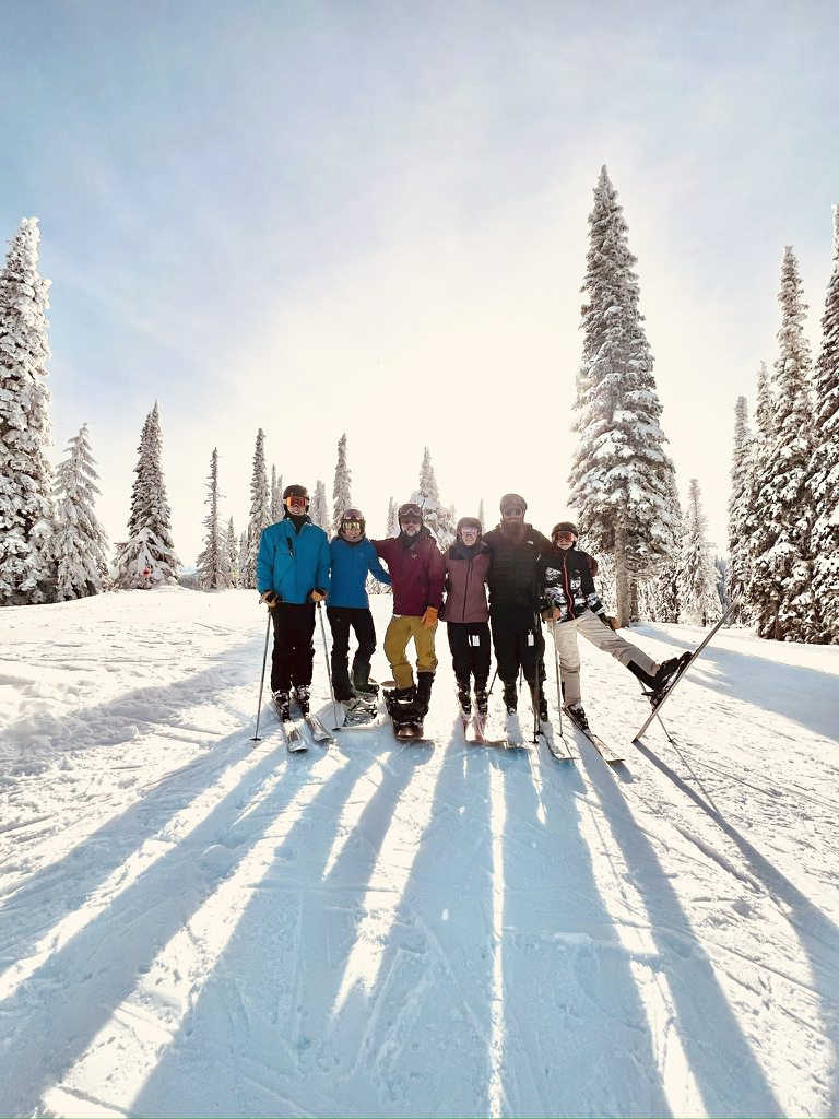 whitefish-mountain-resort-winter-family-montana.jpg Family photo at the top of Whitefish Mountain Resort featuring the snowghosts of the mountain.