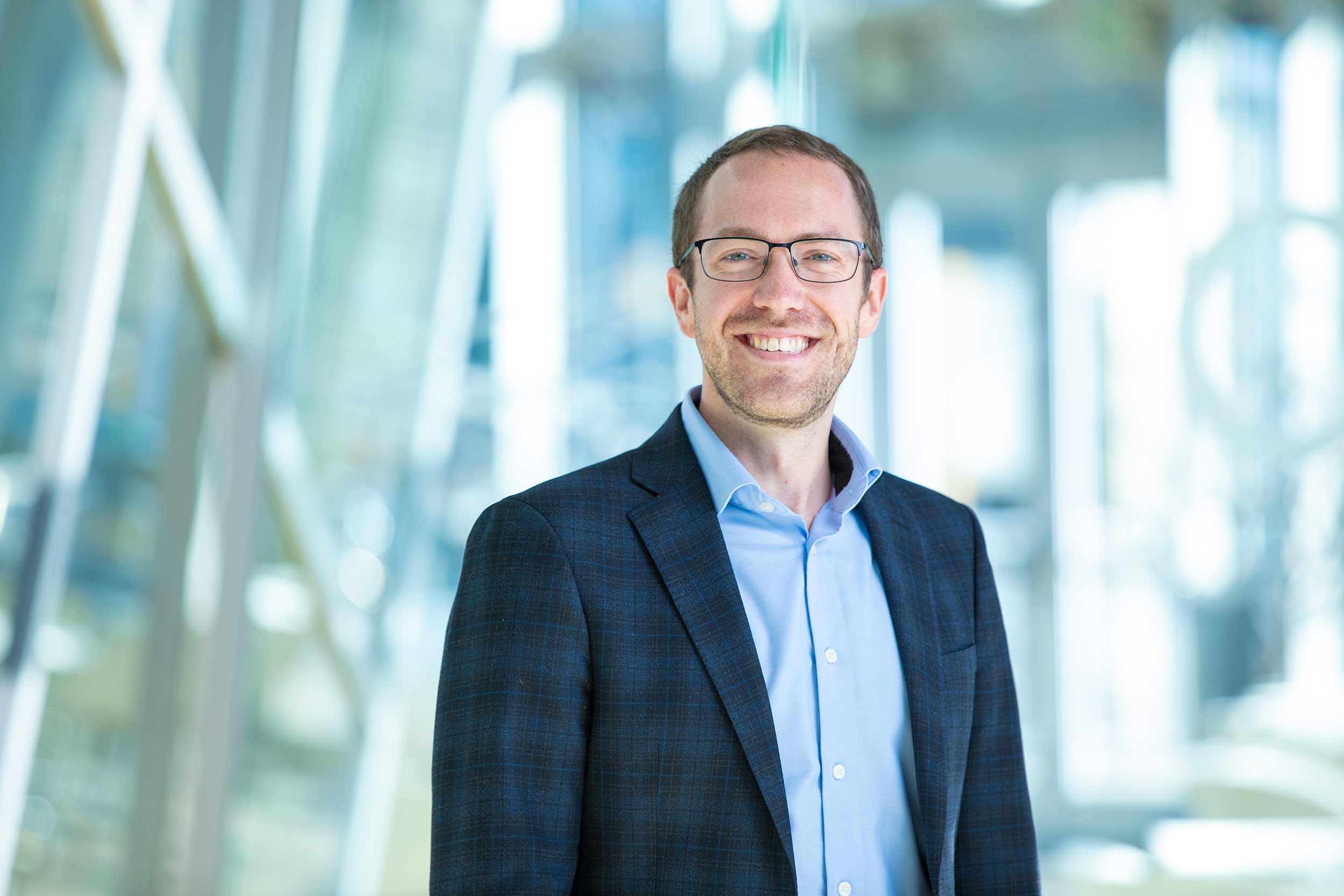 Professional corporate headshot photographed for SFCS Architects in Virginia