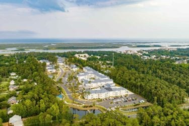 erial view of Trinity Landing architecture photographed for SFCS Architects