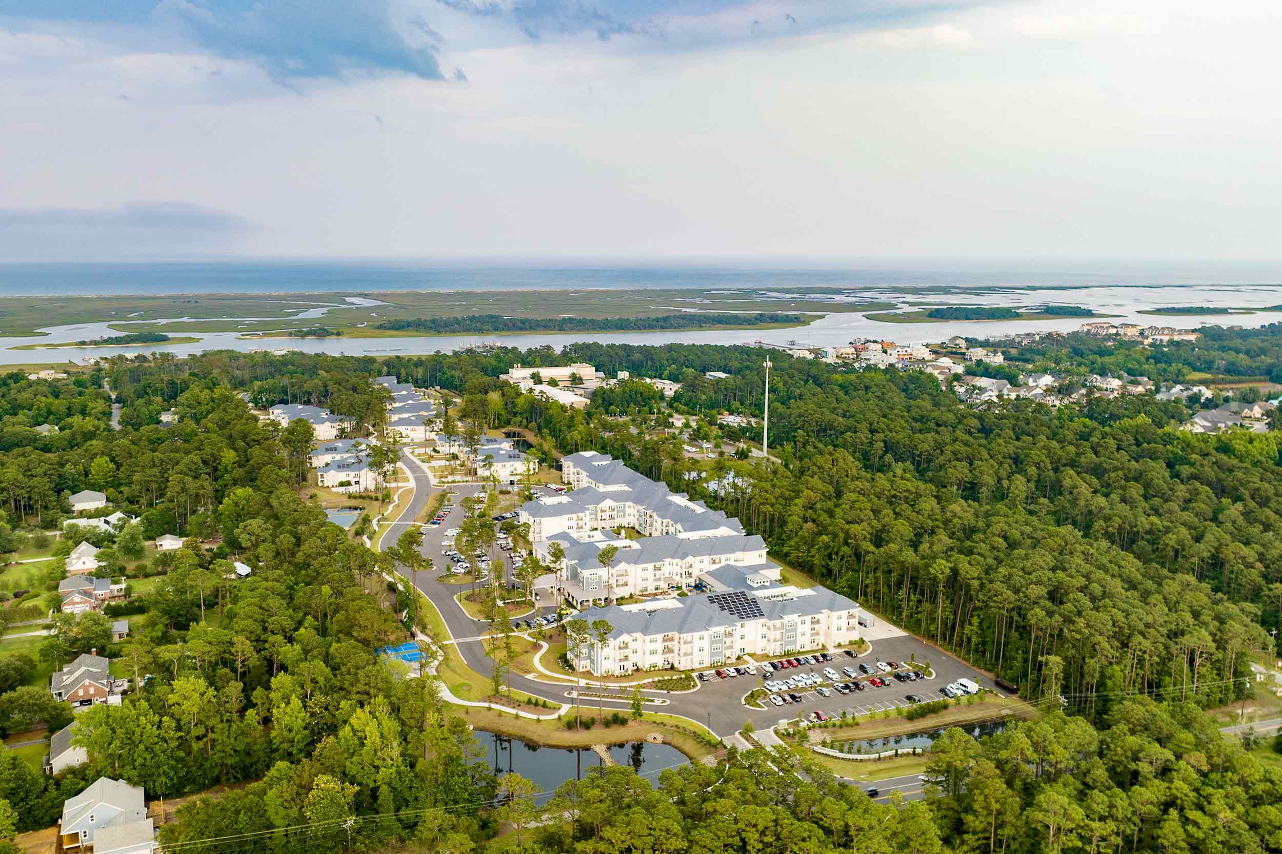 erial view of Trinity Landing architecture photographed for SFCS Architects